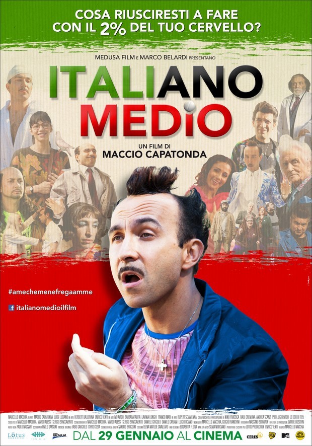 Italiano Medio: locandina ufficiale del film di Maccio Capatonda