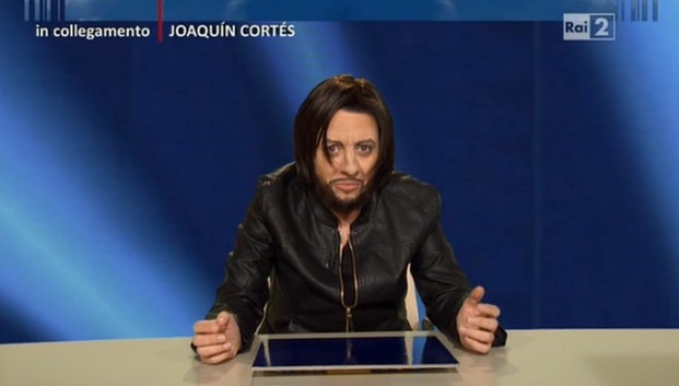 Quelli che il calcio: imitazione Joaquín Cortés