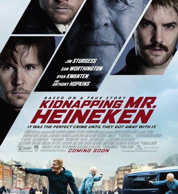 Kidnapping Mr. Heineken: primo trailer e poster del crime-thriller con Anthony Hopkins
