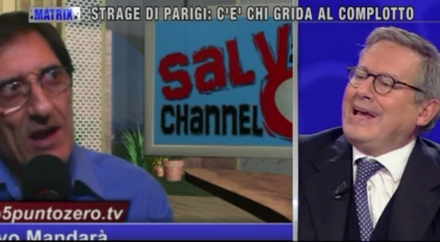 Matrix, scontro Liguori-Mandarà: “Pazzo”, “cogli0ne” (VIDEO)