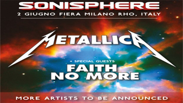 Metallica e Faith No More a Milano: informazioni e prime conferme del Sonisphere 2015