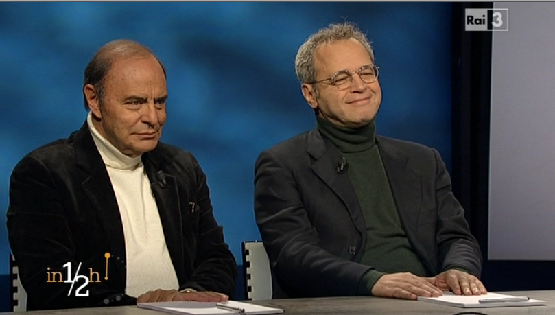 In mezz’ora: Bruno Vespa e Enrico Mentana domenica 18 gennaio 2015