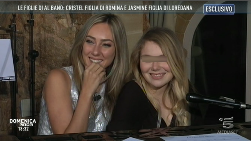 Domenica Live: il debutto delle sorellastre Carrisi, Jasmine e Cristel