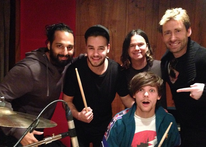 Nickelback, Chad Kroeger in studio con i One Direction (Foto)