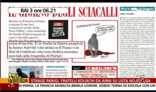 Censura in Rai, Striscia la notizia replica al giornalista Pensosi