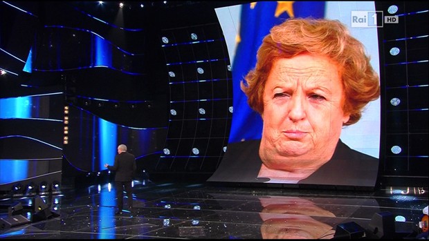 Sanremo 2015: Giorgio Panariello vuol fare Benigni ma si riscopre Siani
