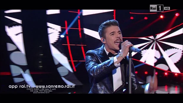 Sanremo 2015, Moreno – Oggi ti parlo così: l’esibizione finale