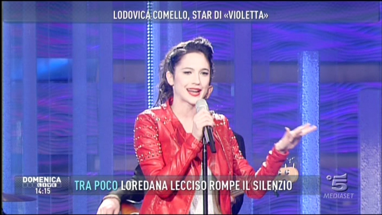 Violetta, Lodovica Comello a Domenica Live