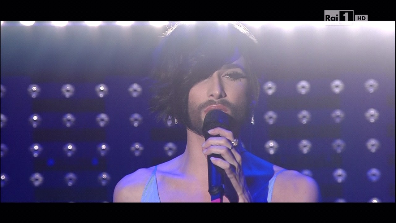 Conchita Wurst a Sanremo 2015