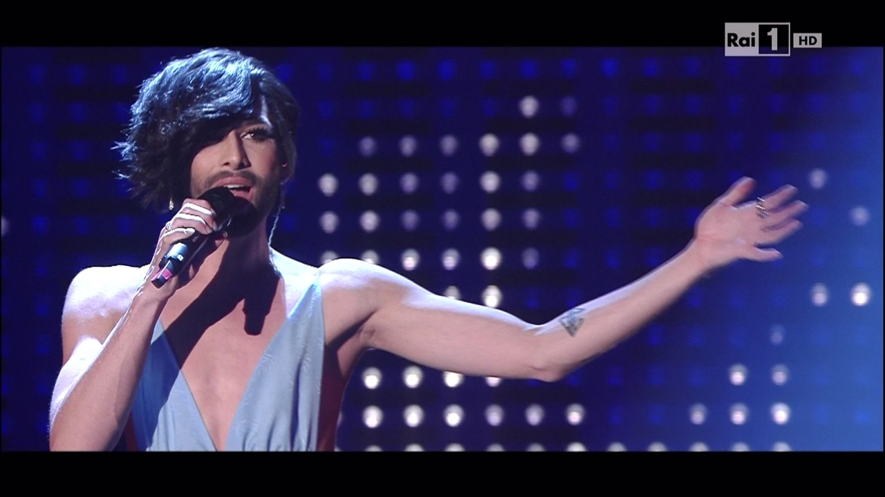 Sanremo 2015, Conchita Wurst canta Heroes