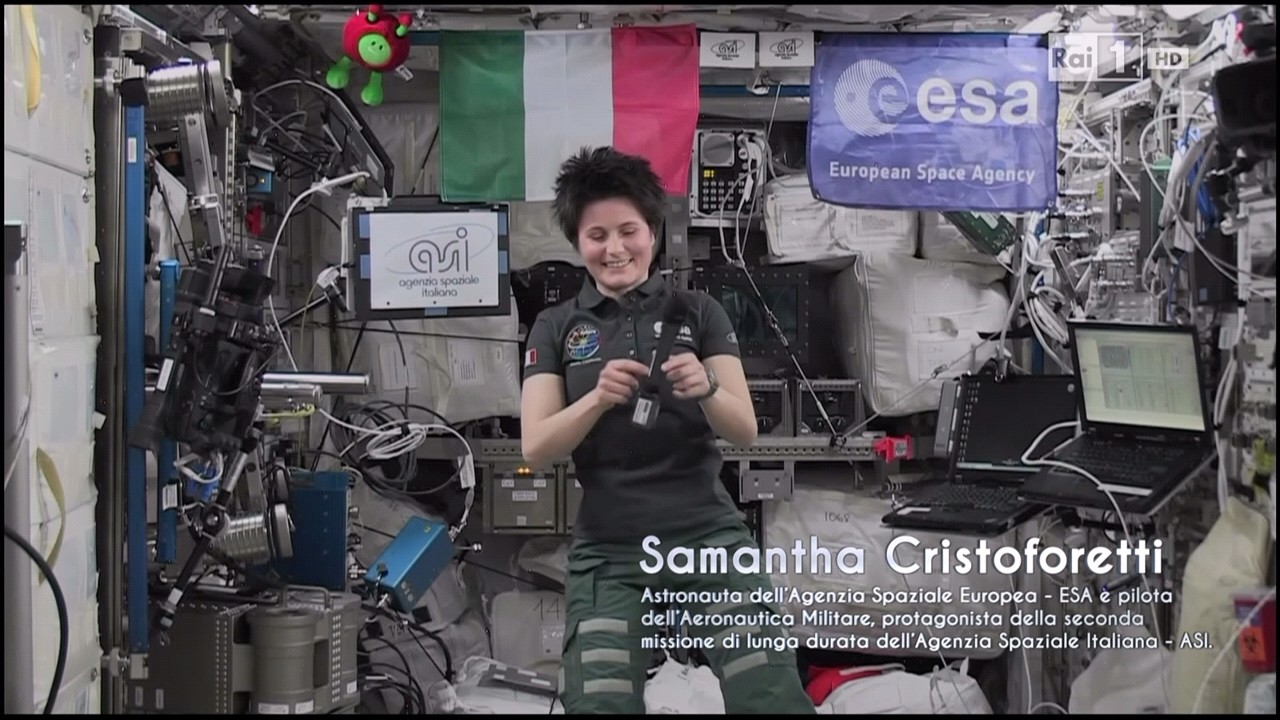 Sanremo 2015, Samantha Cristoforetti non era in diretta
