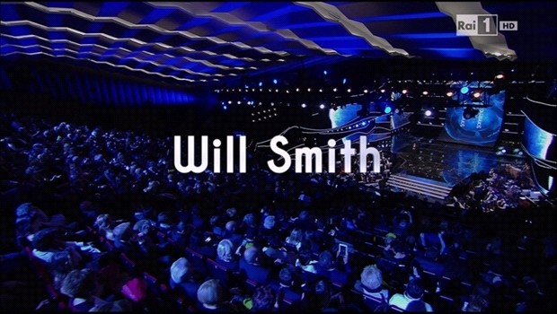 Will Smith e Margot Robbie a Sanremo 2015