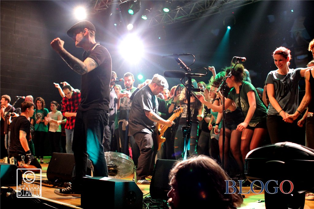 Dropkick Murphys foto concerto Trezzo Milano 20 Febbraio 2015