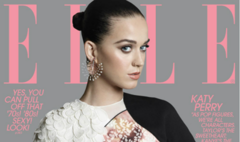 Katy Perry, intervistata su Elle, parla di Beyoncé, Adele e Taylor Swift