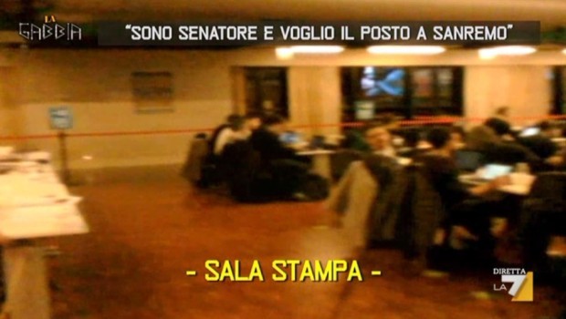 Sanremo 2015, La Gabbia e il senatore Codazzo (e la sicurezza all’Ariston)