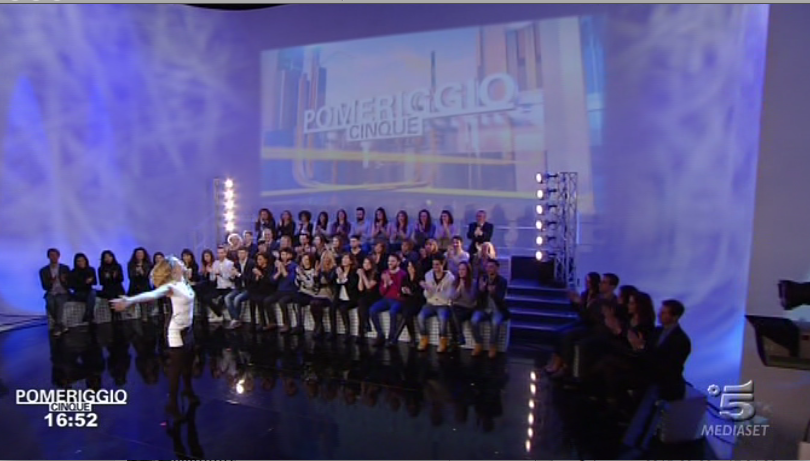 Barbara D’Urso in diretta da Roma per Pomeriggio Cinque