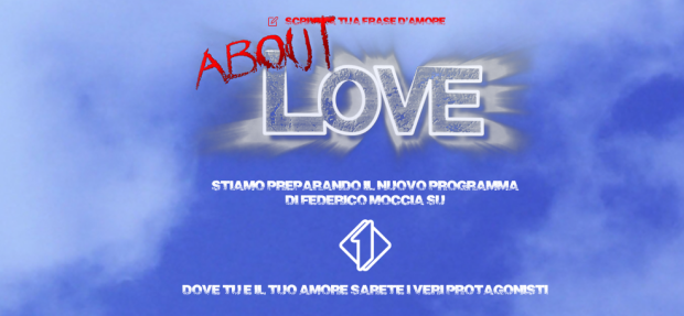 About Love, la Tatangelo e Moccia sfidano The Voice da mercoledì 25 marzo