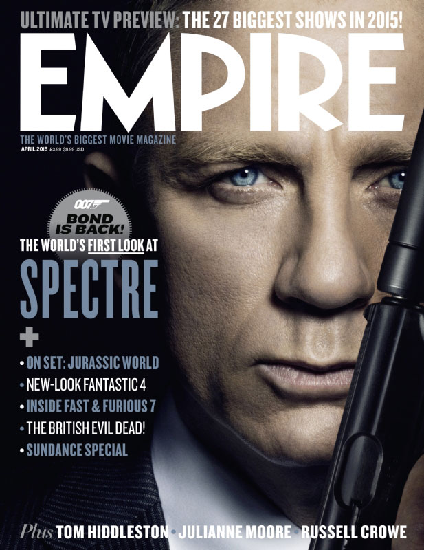Spectre: cover Empire e nuovo video dal set in italiano con Sam Mendes