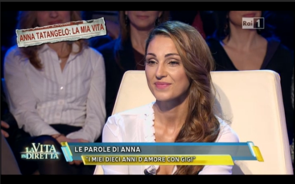 Anna Tatangelo a La vita in diretta: “La mia favola è ancora all’inizio, questo è l’anno zero”