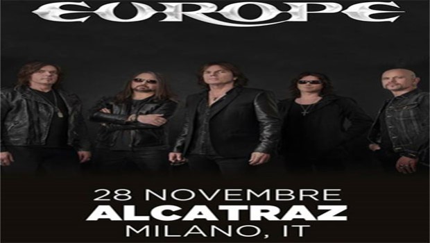 Europe in concerto a Milano a Novembre: tutti i dettagli