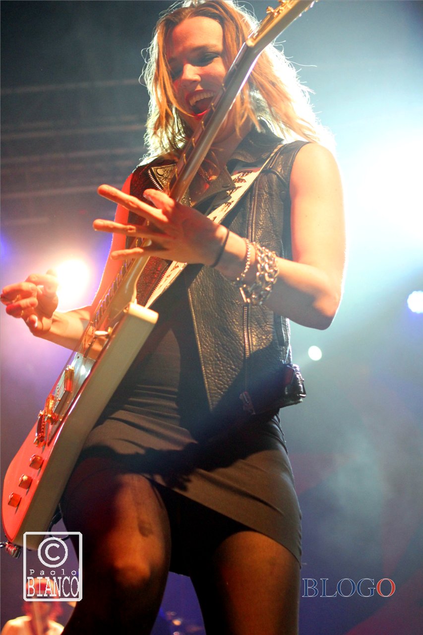 Halestorm foto concerto Milano Fabrique 29 Marzo 2015