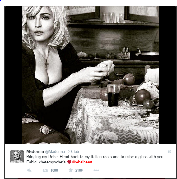 Madonna a Che tempo che fa domenica 8 marzo 2015: anticipazioni