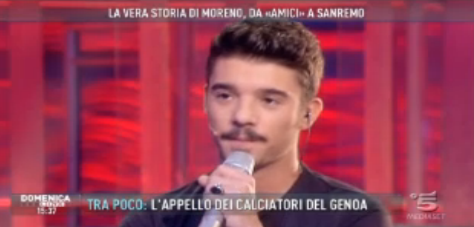 Domenica Live, Moreno ridicolizzato da Barbara d’Urso: “Sembri un ottantenne”