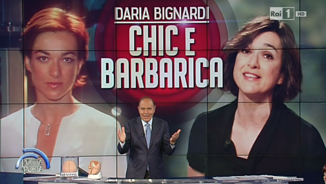 Daria Bignardi a Porta a porta