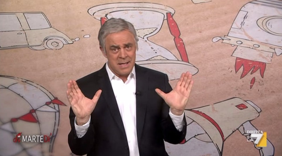 Maurizio Crozza a DiMartedì del 17 marzo 2015 (VIDEO)