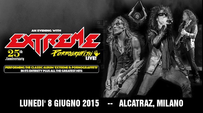 Extreme a Milano con Pornograffitti: la possibile scaletta del concerto