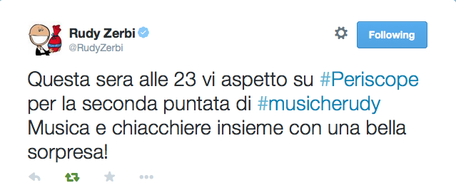 Periscope: Zerbi, Ronnie e Filiberto vip malati di diretta, anche a Pasquetta