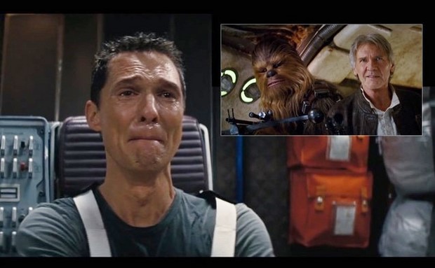 Star Wars 7:  Matthew McConaughey guarda il nuovo trailer (video parodia)