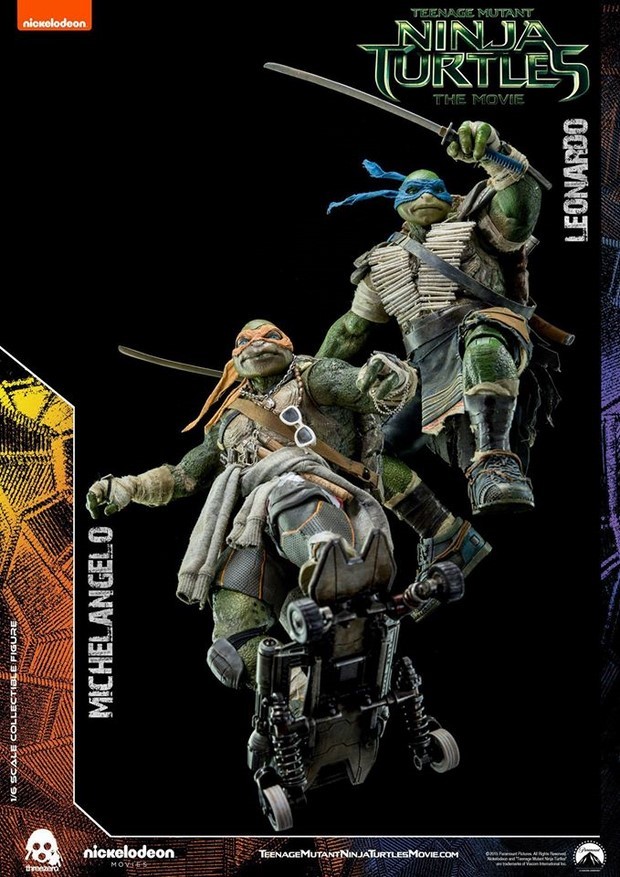 Tartarughe Ninja reboot: nuove action figures di Leonardo e Michelangelo