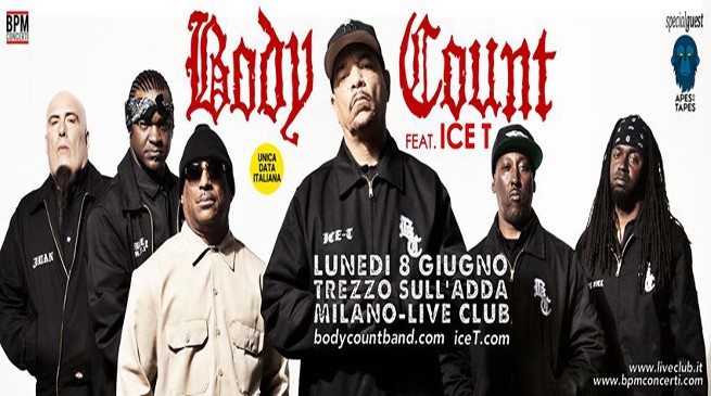 Body Count in concerto a Trezzo a Giugno: tutte le informazioni