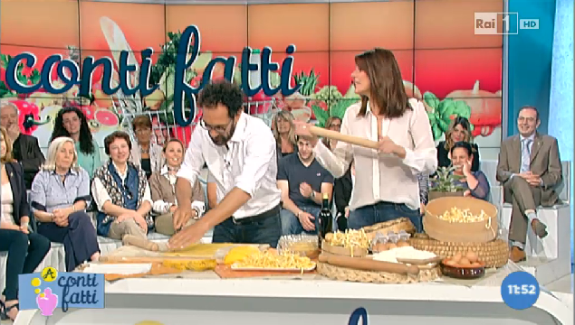 Federico Quaranta ed Elisa Isoardi in A conti fatti