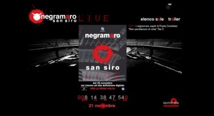 Negramaro, il 31 maggio 2008 si esibivano come prima band italiana a San Siro