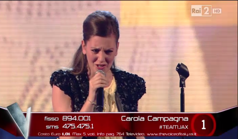 The Voice 2015: Carola Campagna, Se solo è l’inedito (Testo)