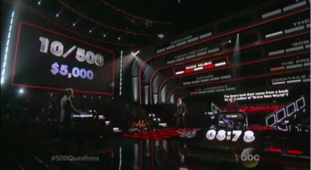 500 Questions, il quiz a durata limitata che sfida i concorrenti più bravi