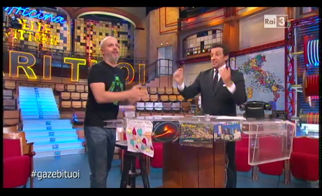 Gazebo, diretta 29 Maggio 2015: tutti i servizi, Flavio Insinna ospite del crossover con Rai 1