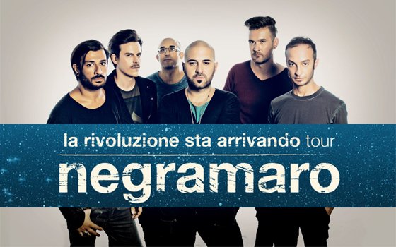 Negramaro, La rivoluzione sta arrivando Tour 2015: tutte le date, info e biglietti