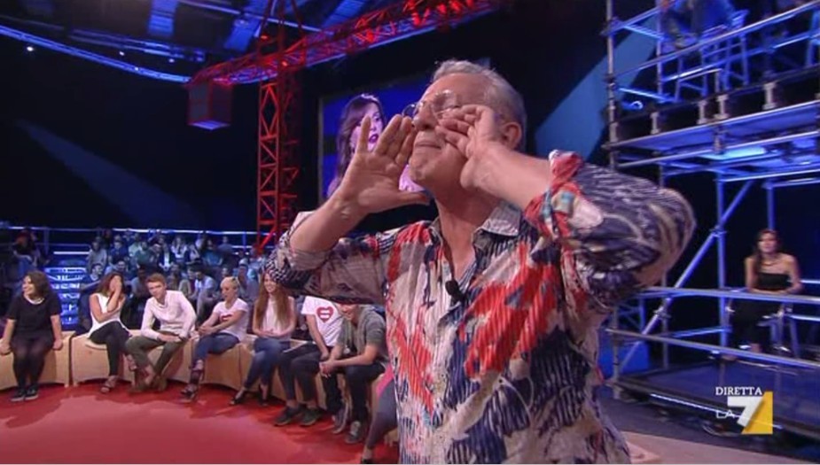 Announo, Aldo Busi demolisce talk, Innocenzi e una ragazza incinta: “Ignorante, sei fuori di testa” (VIDEO)