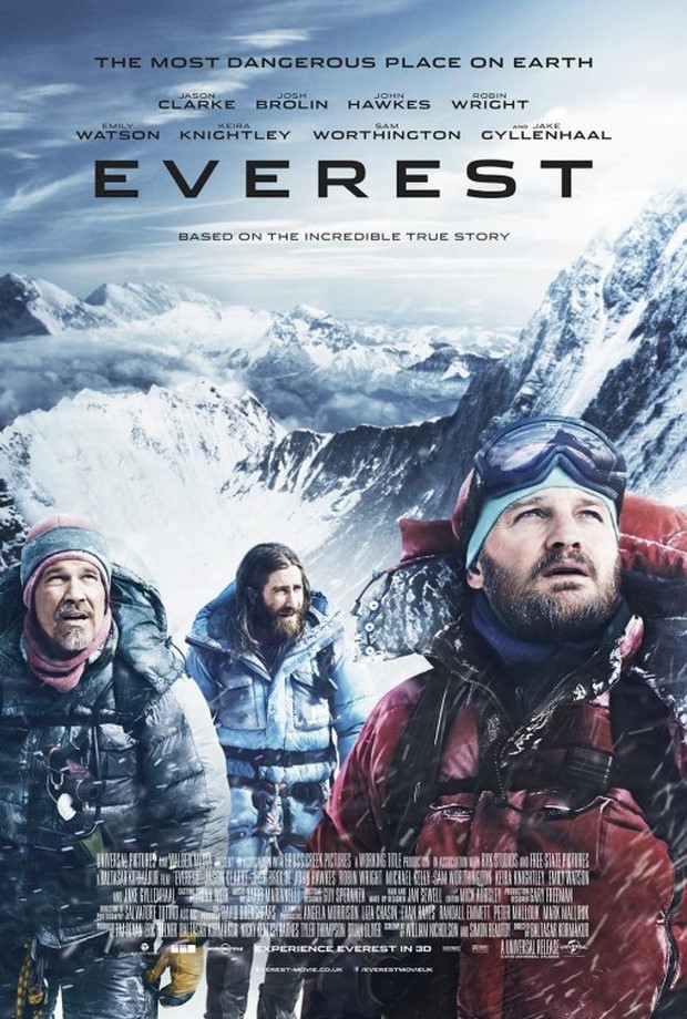 Everest: poster e foto del dramma con Keira Knightley e Jake Gyllenhaal