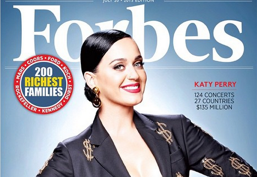 Katy Perry su Forbes, superstar più pagata del 2015: “Non ci deve essere vergogna nell’essere un leader”