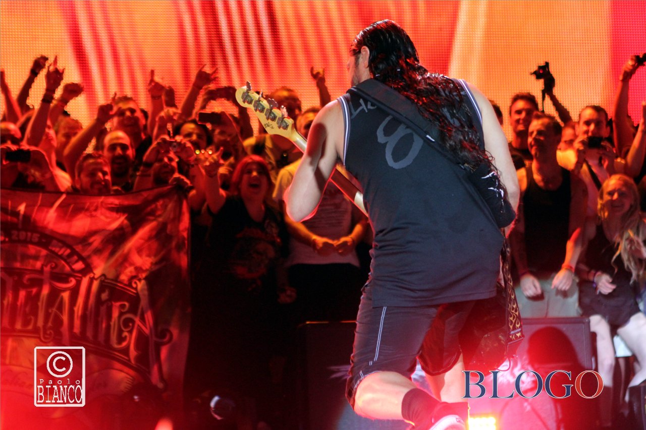 Metallica – foto concerto Sonisphere Festival Milano 2015 – by Paolo Bianco