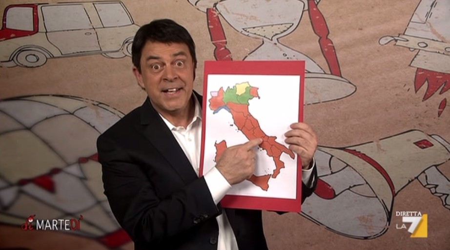 Maurizio Crozza a DiMartedì del 2 giugno 2015 (VIDEO)
