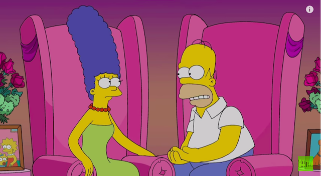 I Simpson, Homer e Marge non divorziano: il video