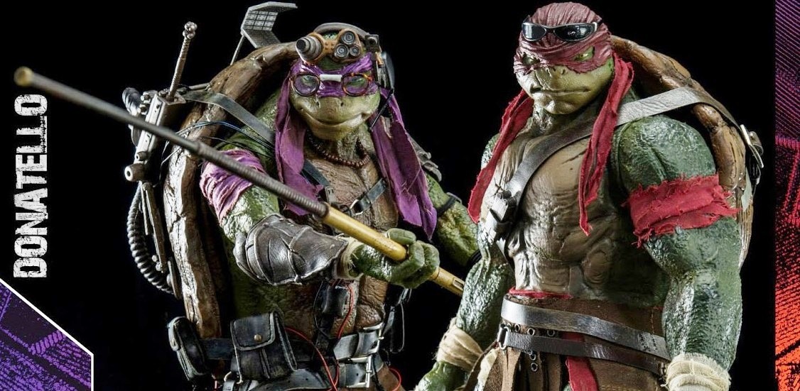 Tartarughe Ninja reboot: le nuove action figures di Raffaello e Donatello