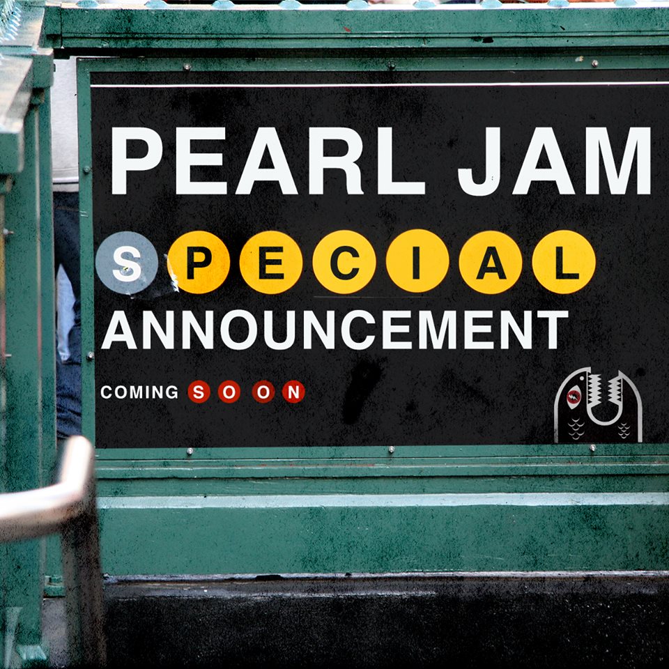 Pearl Jam, misteriosa foto su Facebook: annuncio speciale in arrivo?