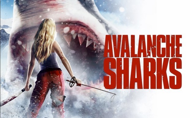 Avalanche Sharks: trailer, clip e poster del thriller-horror con squali sulla neve