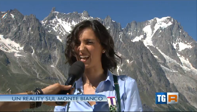 Caterina Balivo conduce Monte Bianco (foto)